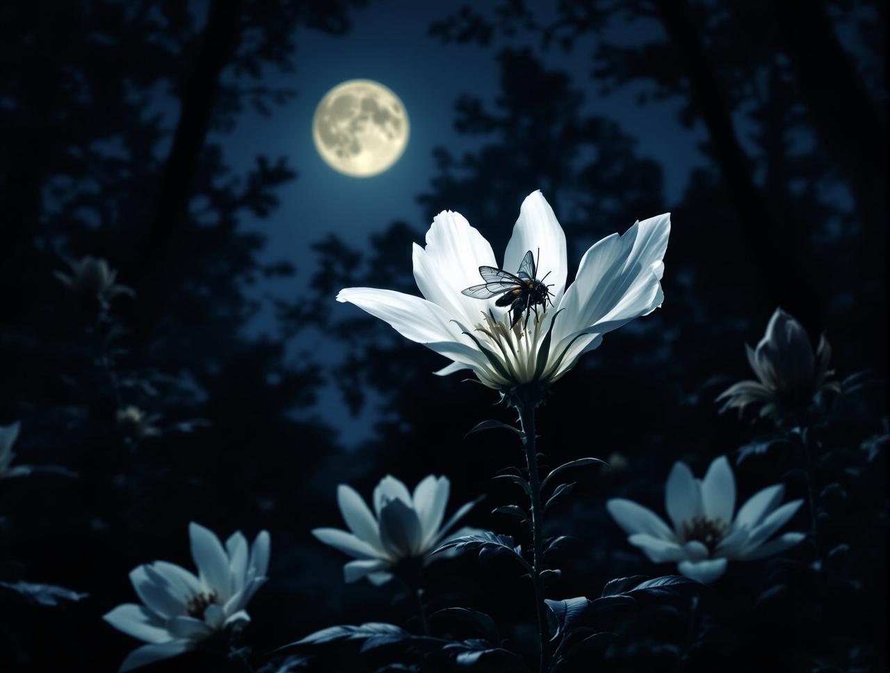月光下的花粉：夜间授粉者的秘密生活